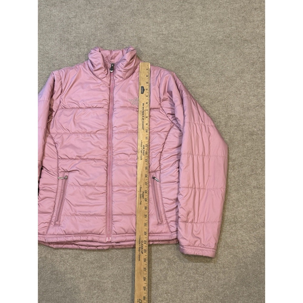 The North Face Women's Goose Down Quilted Puffer Jacket Medium Pink - Picture 8 of 8